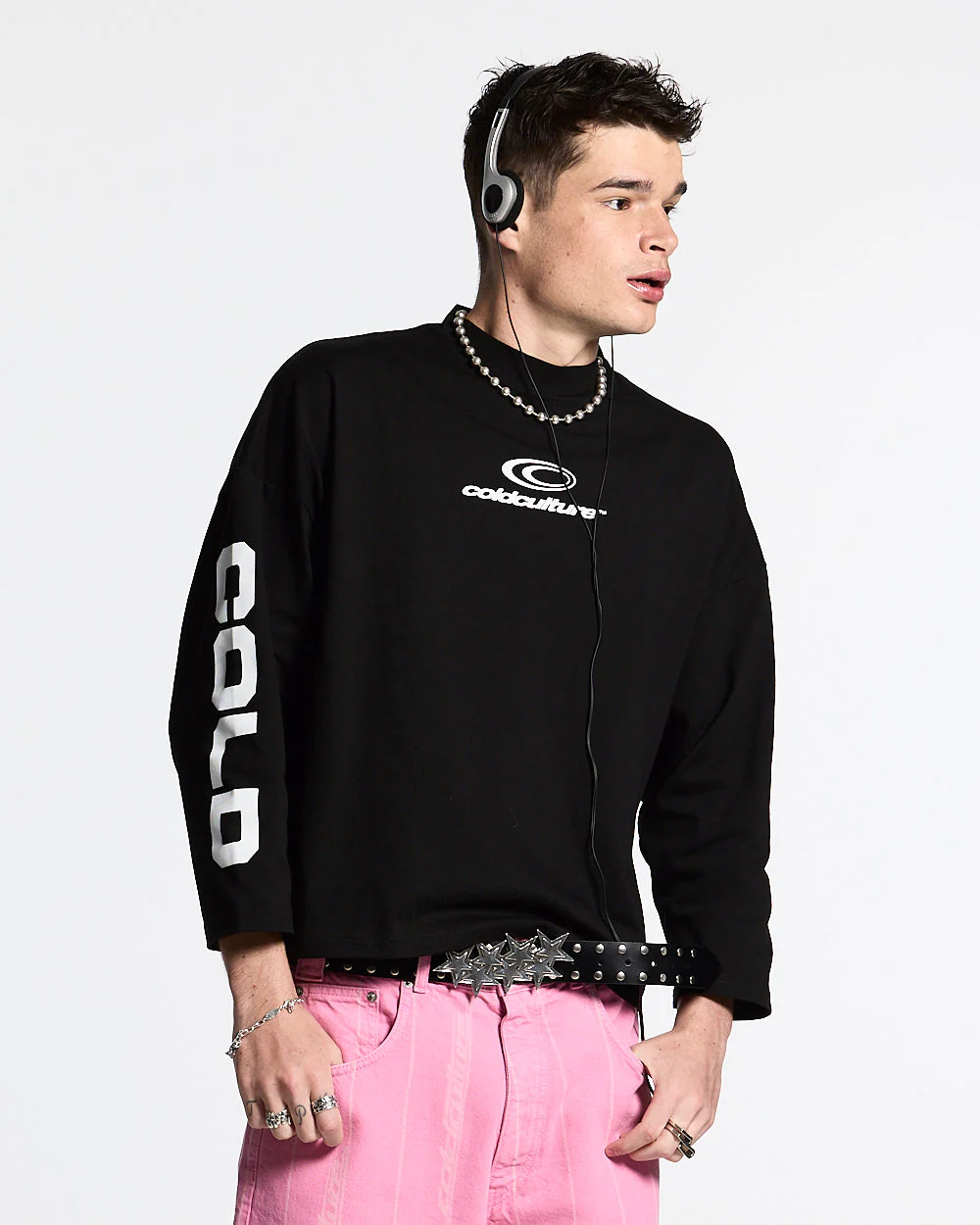 55 FLAMES LONGSLEEVE BLACK - Image 4