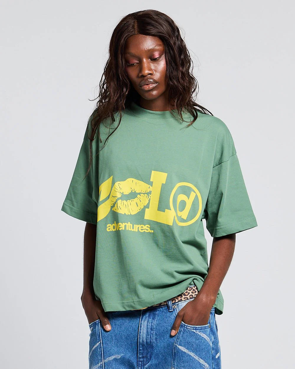 ADVENTURES TEE GREEN & YELLOW - Image 5