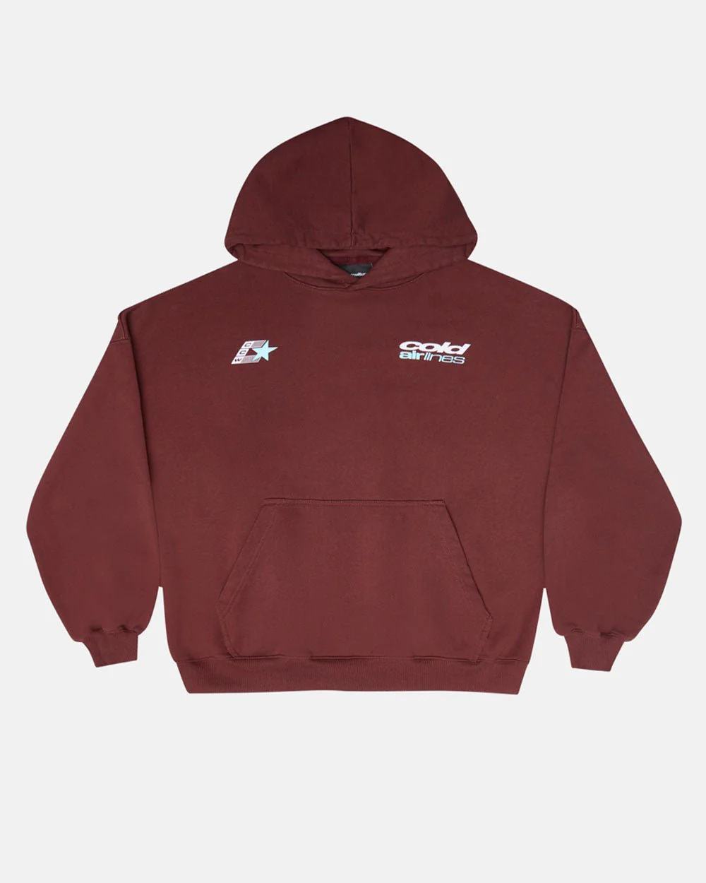 AIRLINES HOODIE BITTER CHOCOLATE - Image 3