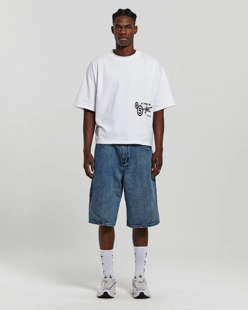 ASSEMBLY V2 SHORTS ACID BLUE DENIM - Image 3