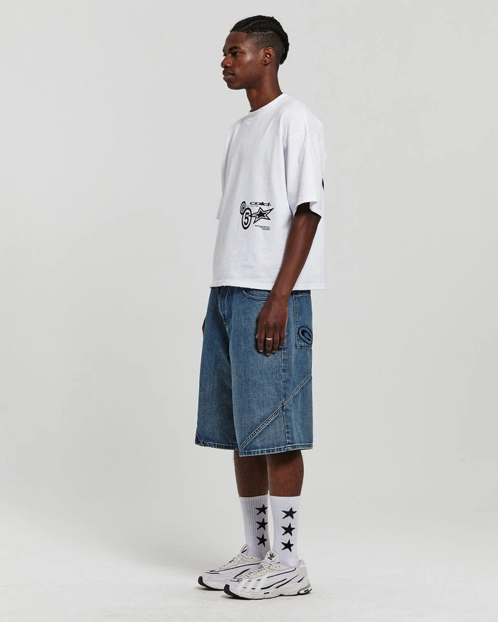 ASSEMBLY V2 SHORTS ACID BLUE DENIM - Image 4