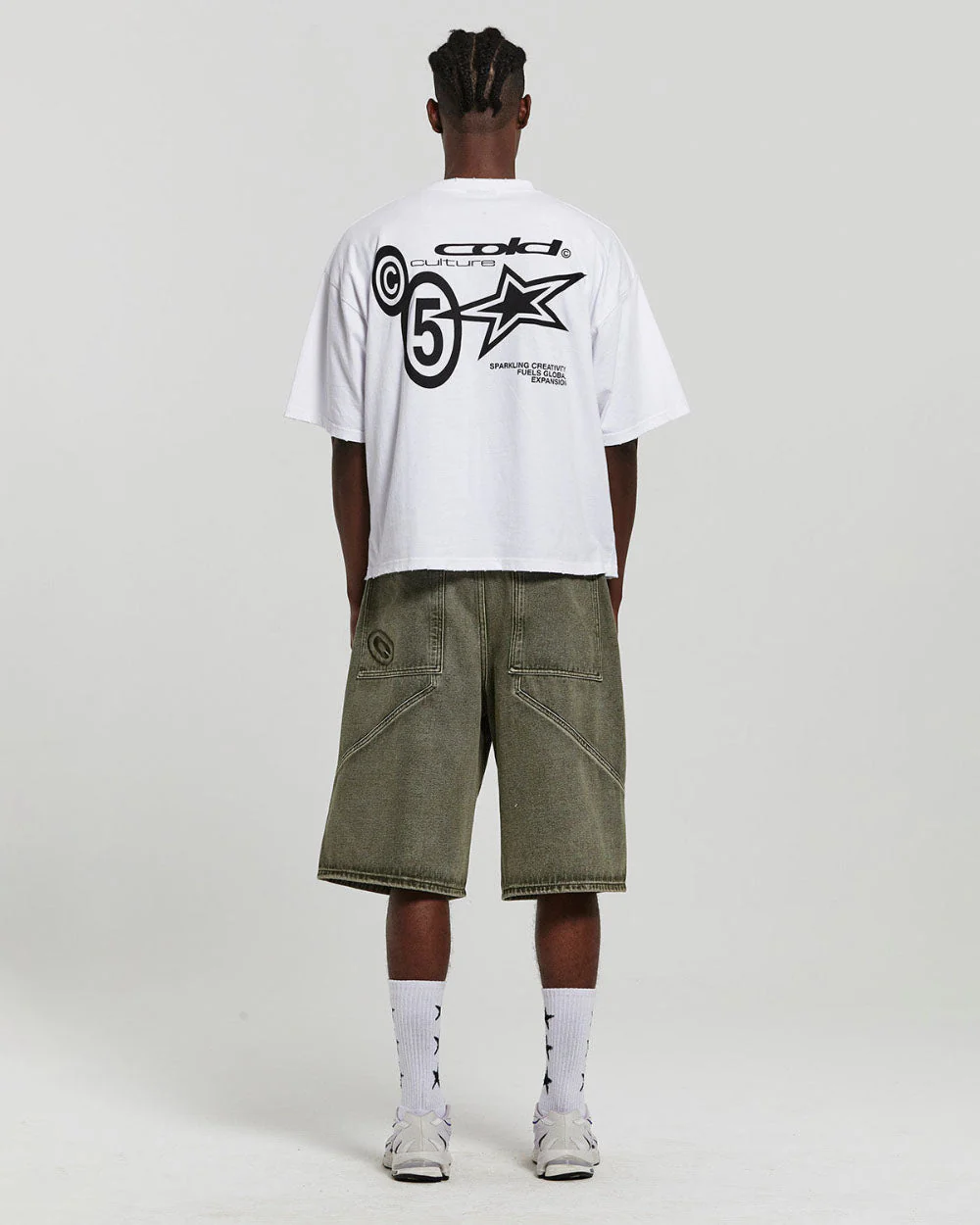 ASSEMBLY V2 SHORTS ACID GREEN DENIM - Image 5