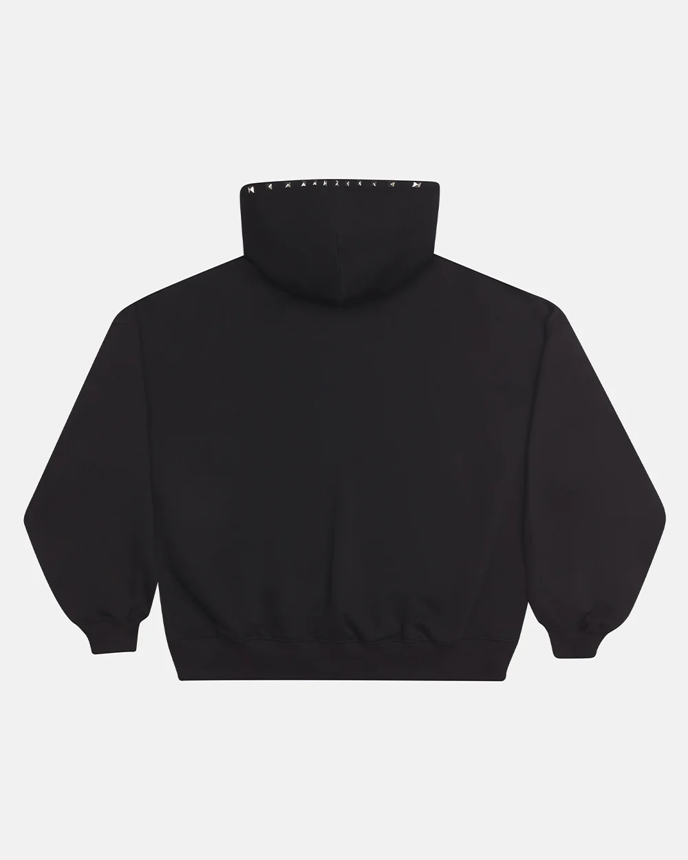 BADGES HOODIE BLACK - Image 3
