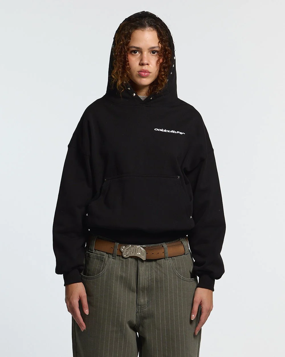 BADGES HOODIE BLACK - Image 5