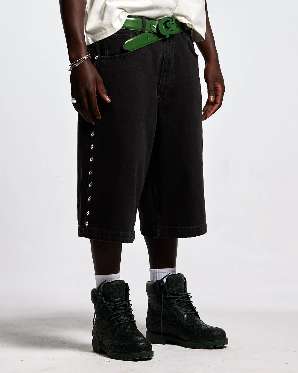 BADGES JORTS BLACK LICORICE - Image 3