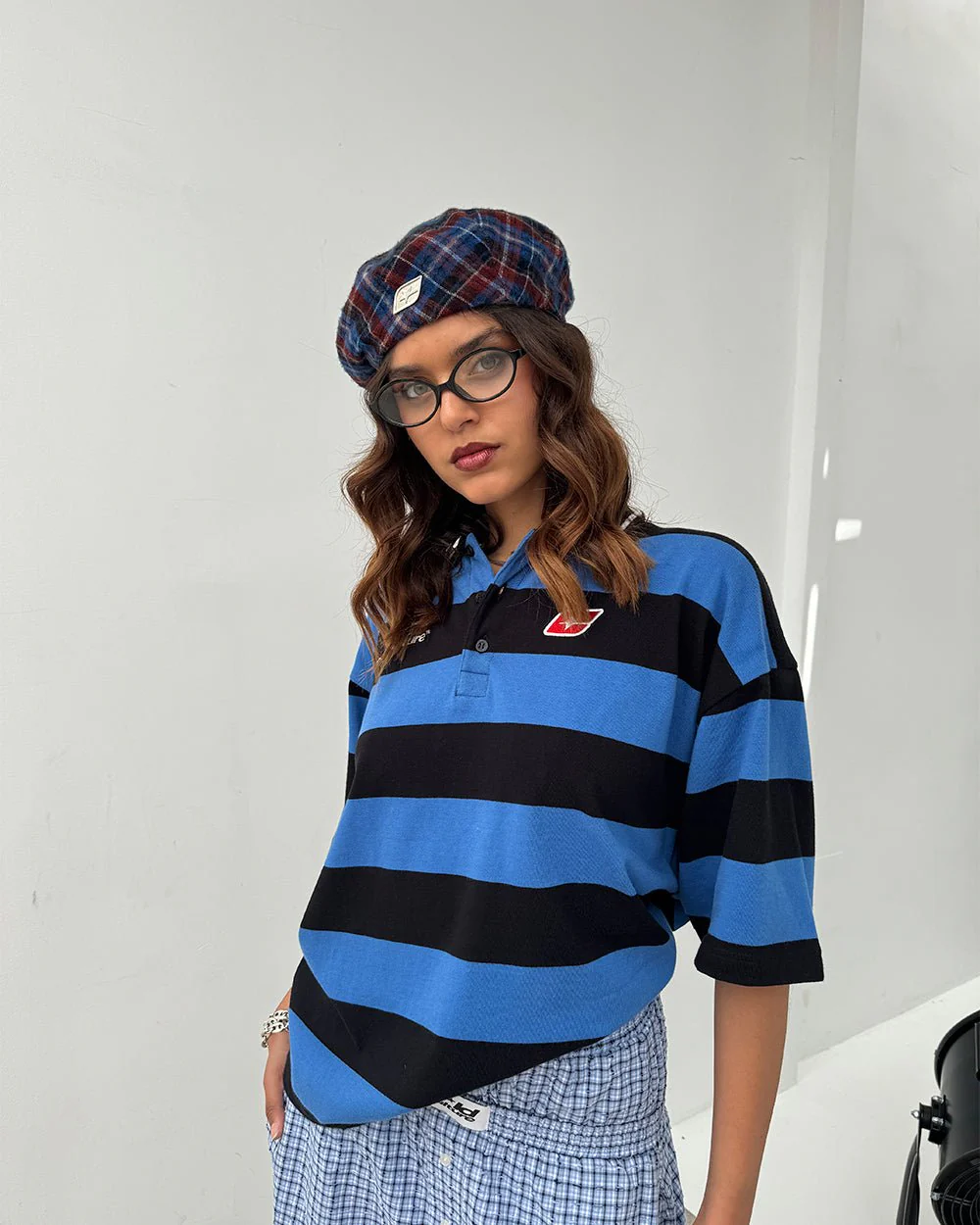 BIG STRIPES POLO T-SHIRT JASPER BLUE - Image 7