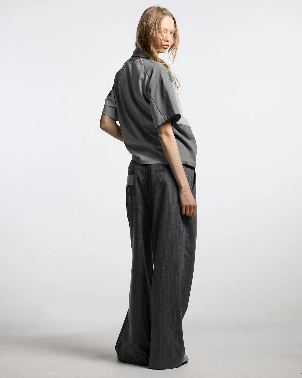 BIKER POLO LIGHT GREY - Image 7