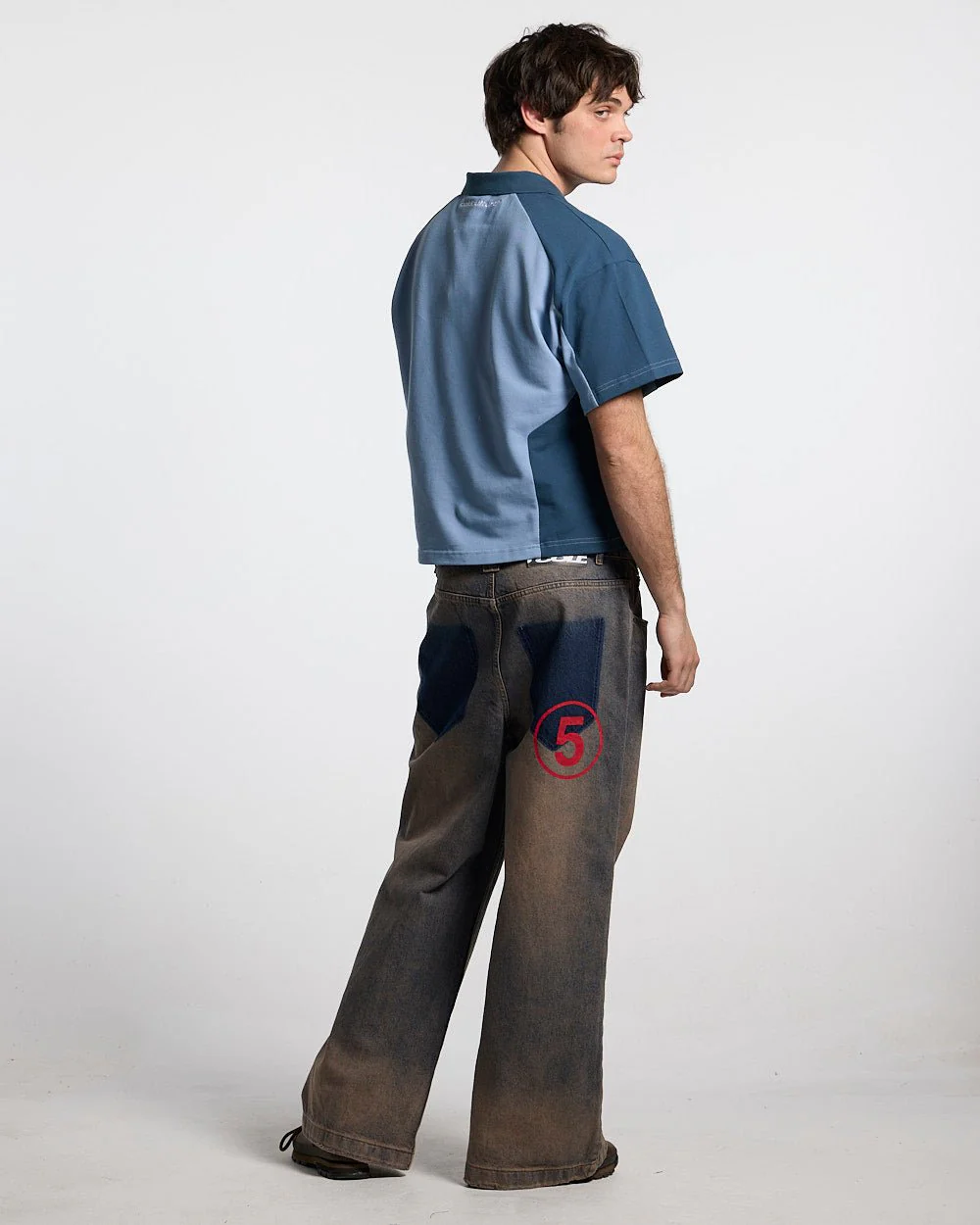 BIKER POLO LIGHT BLUE - Image 4
