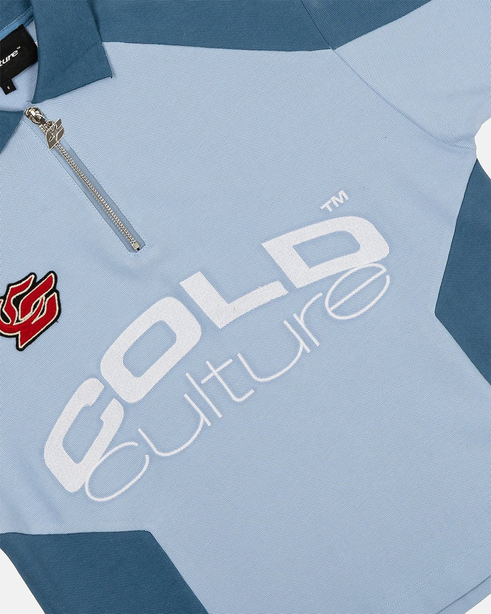 BIKER POLO LIGHT BLUE - Image 5