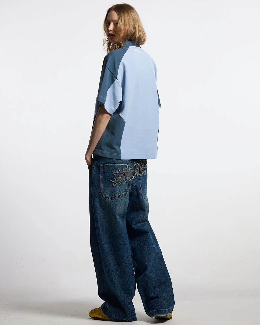 BIKER POLO LIGHT BLUE - Image 7