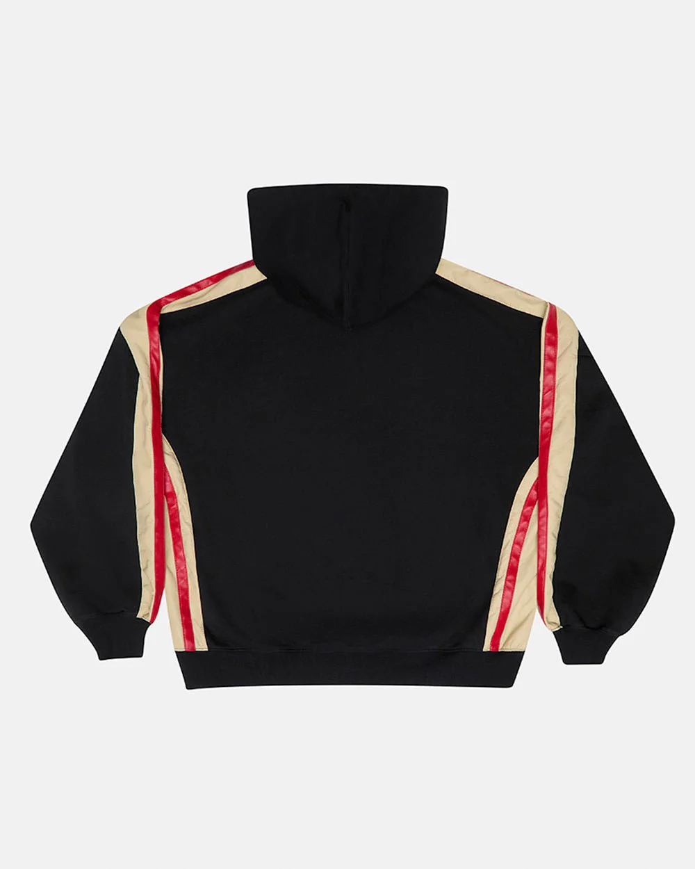 BIKER ZIP HOODIE BLACK - Image 3