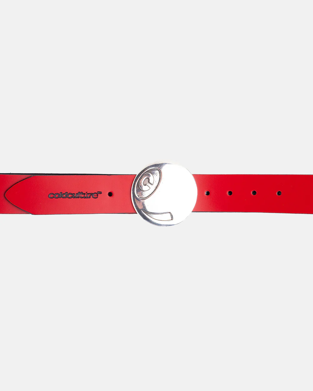 BILLIARD LEATHER BELT RED - Image 3