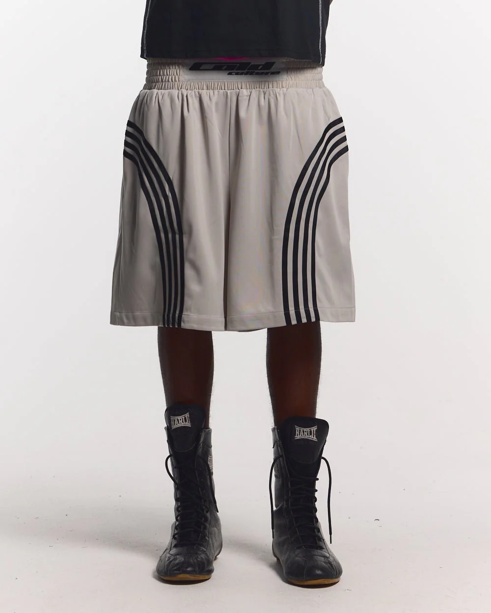 BOXING SHORTS SILVER - Image 3