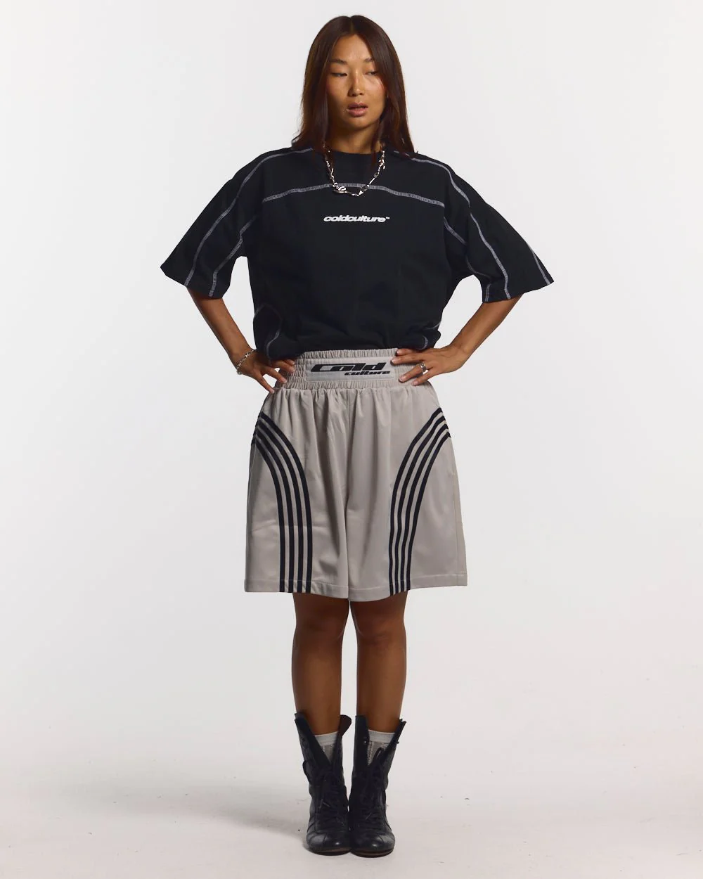 BOXING SHORTS SILVER - Image 5