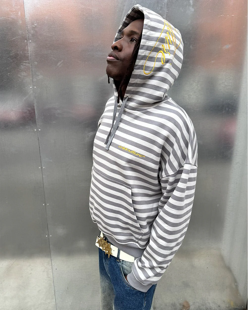 BUMBLE BEE HOODIE DARK GREY - Image 8