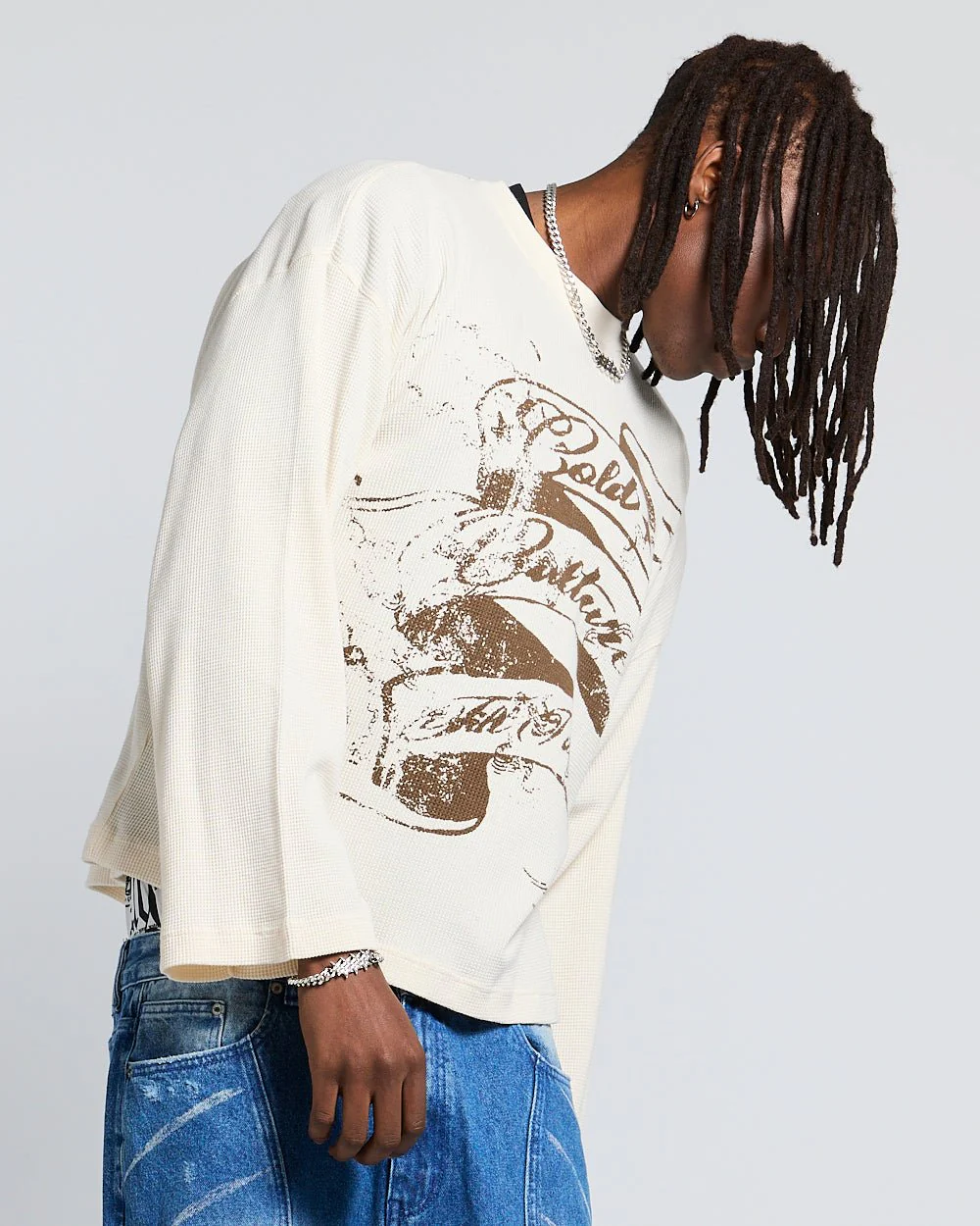 BURNT ICONS LONGSLEEVE OFF WHITE - Image 3