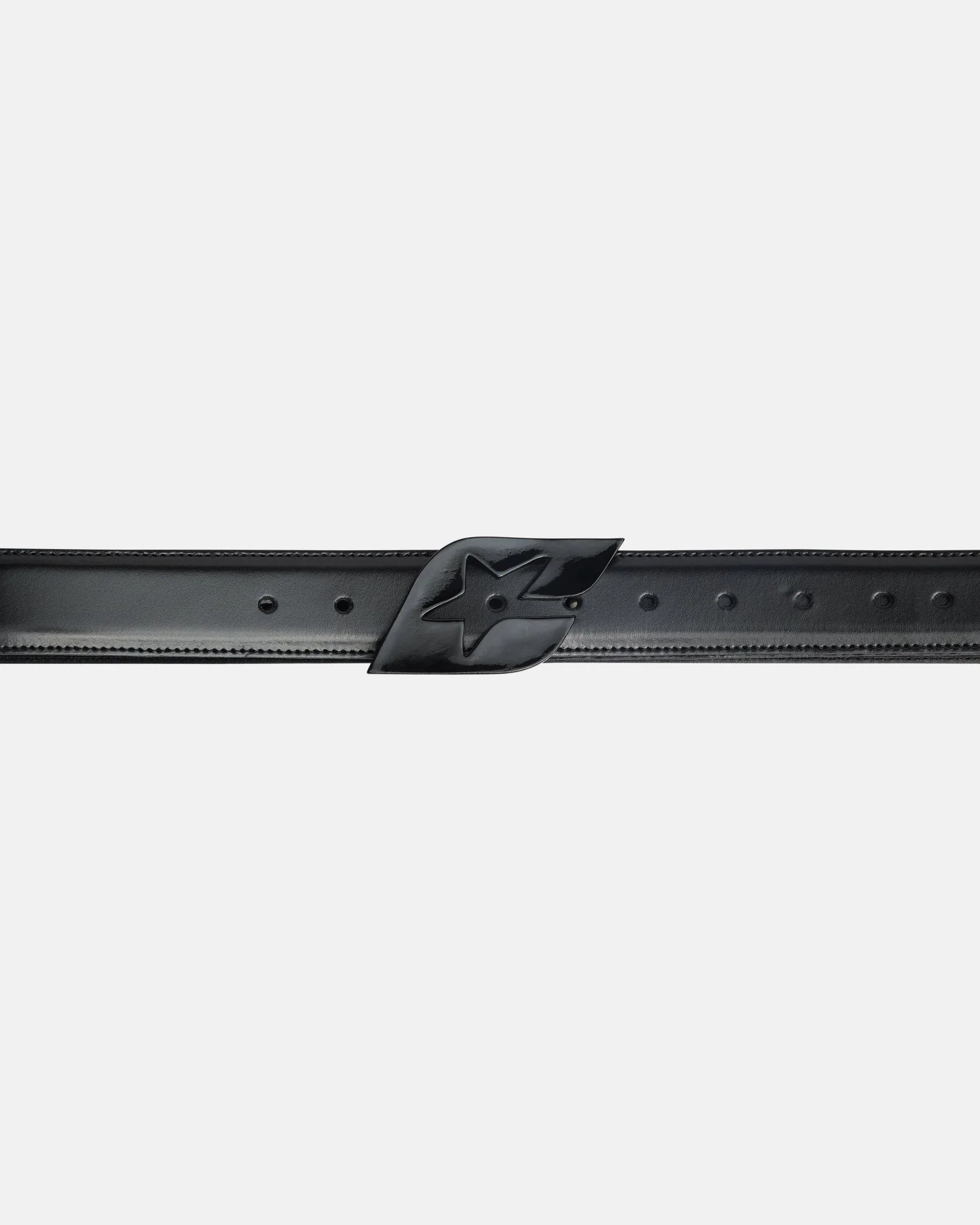 C STAR LEATHER BELT BLACK - Image 3