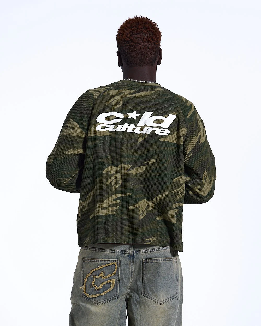 CAMO THERMAL LONGSLEEVE TEE GREEN - Image 4
