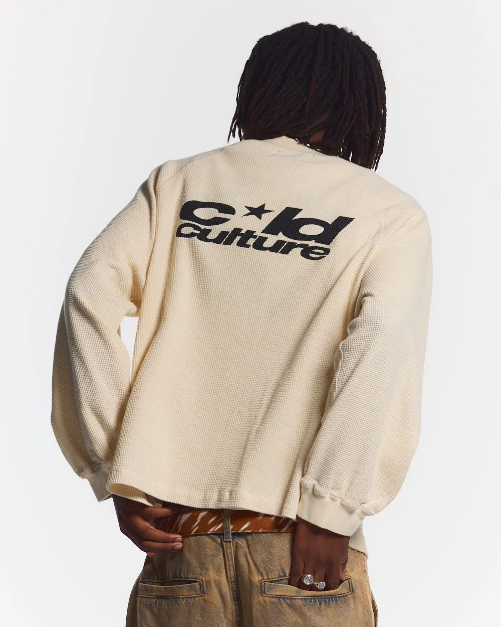 THERMAL LONGSLEEVE TEE WHITE - Image 3