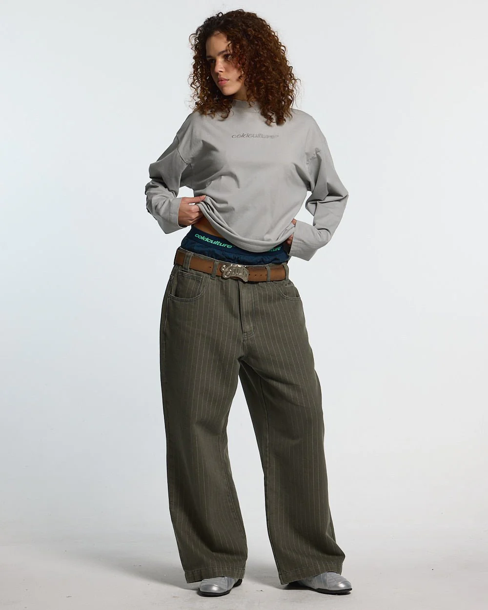 CASINO PANTS GREEN DENIM - Image 3