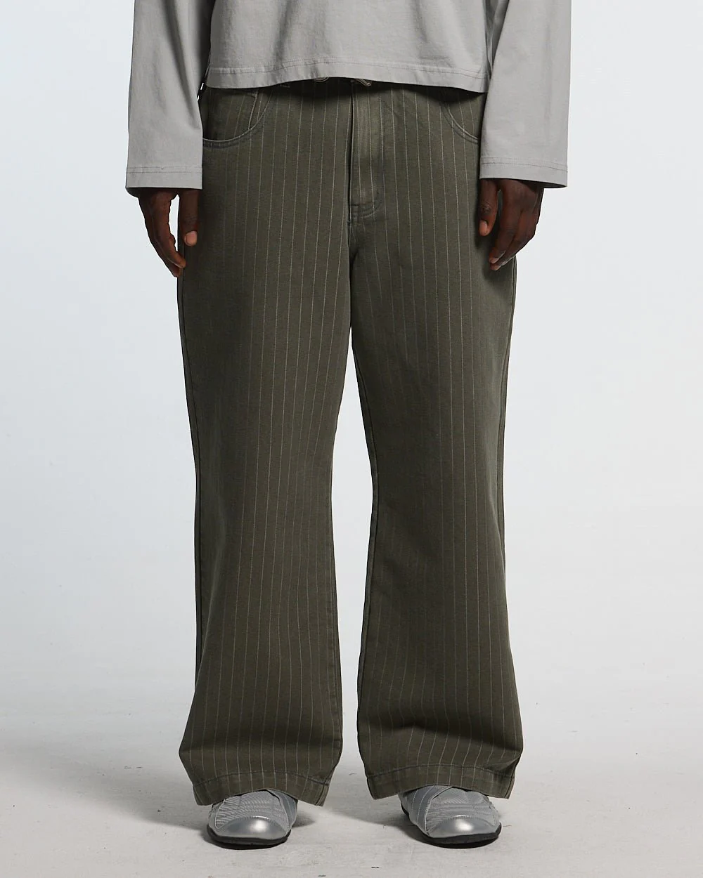 CASINO PANTS GREEN DENIM - Image 6