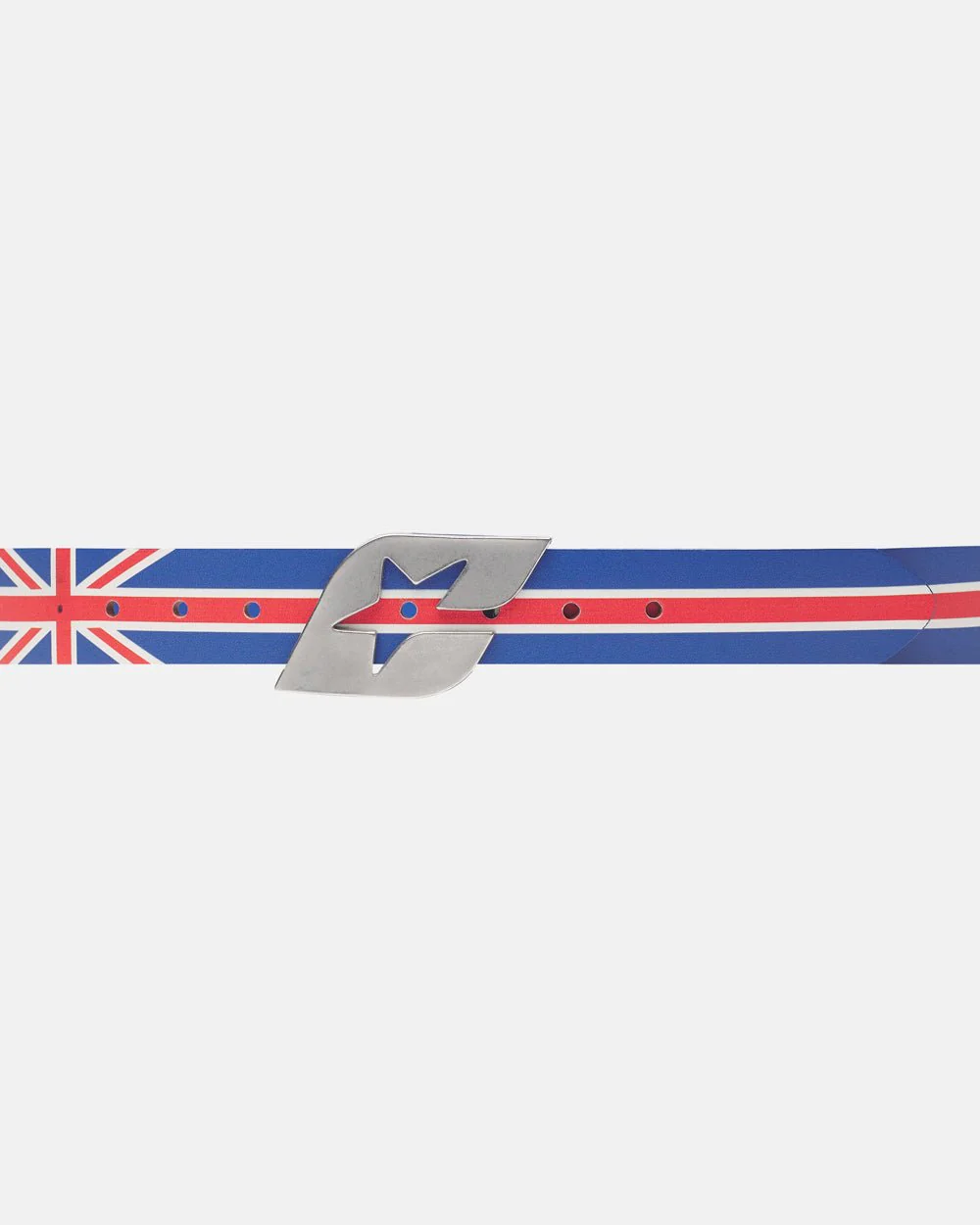 CHEERS LEATHER BELT BLUE & RED - Image 3