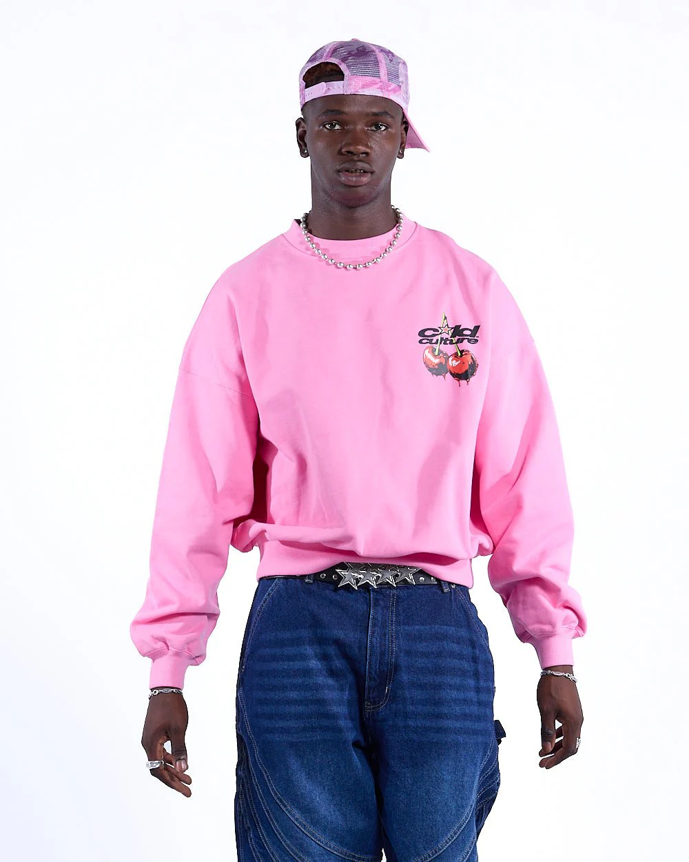 CHERRY CREWNECK PINK - Image 4