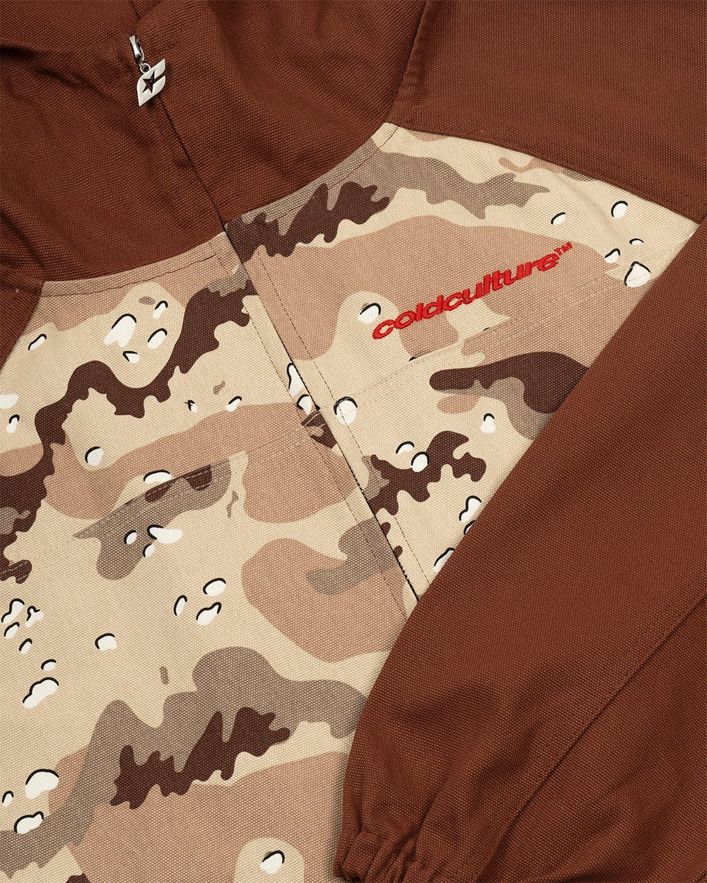 CHIPPED CAMO JACKET BROWN & CAMO - Image 6