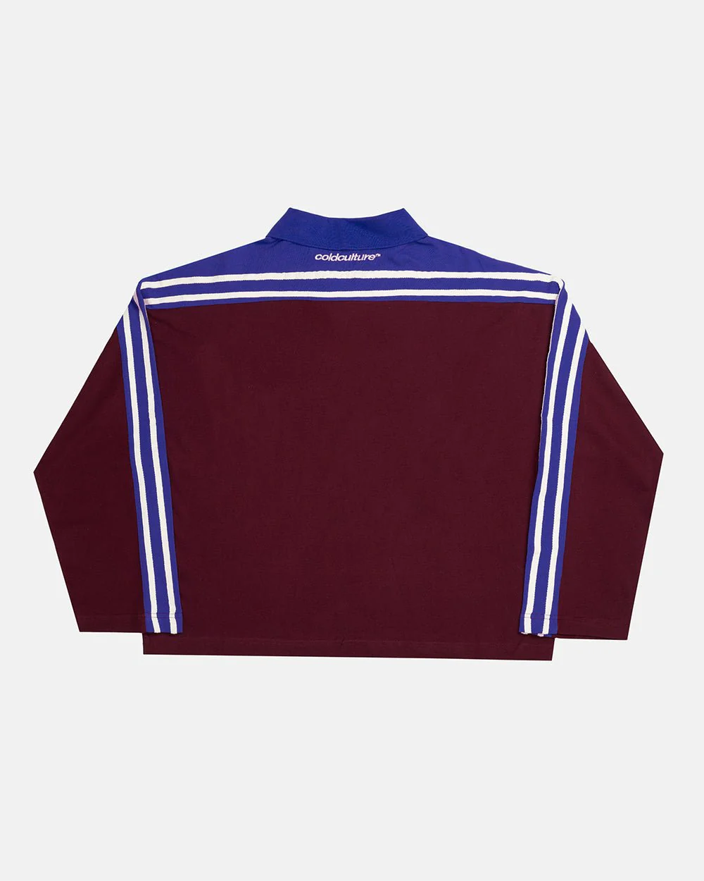 CLASSIC RAW POLO LONGSLEEVE BURGUNDY - Image 4