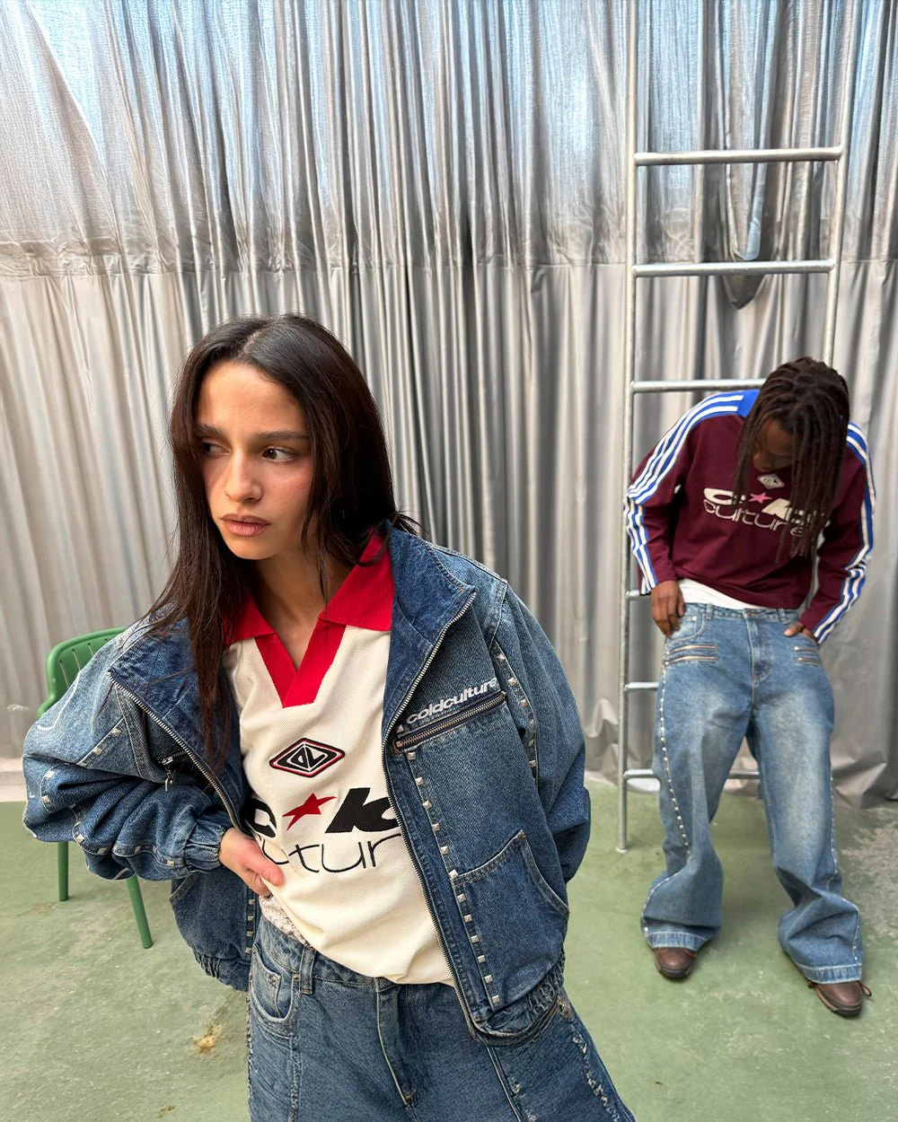 CLASSIC RAW POLO LONGSLEEVE BURGUNDY - Image 6
