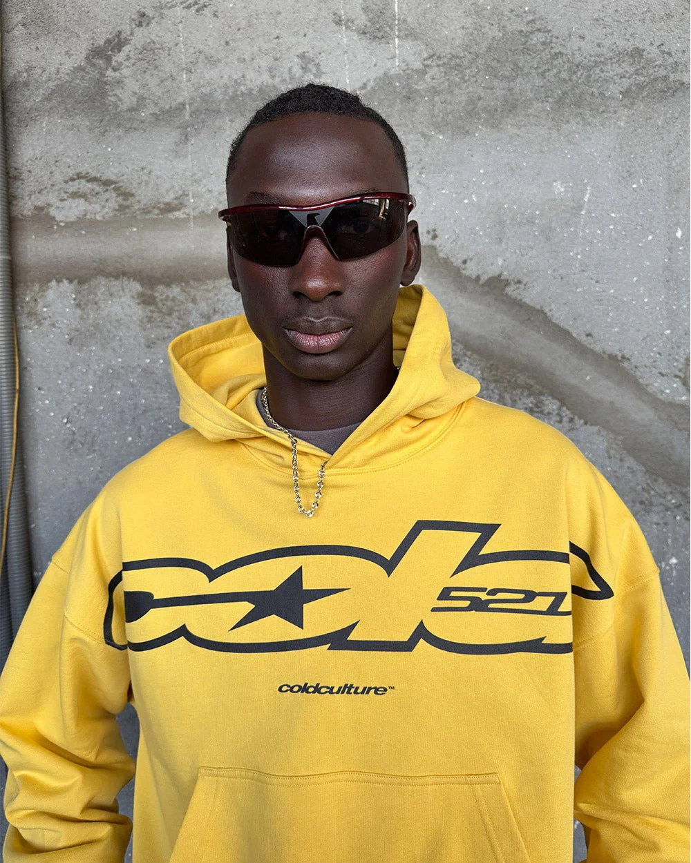 COLD 521 HOODIE YELLOW - Image 8