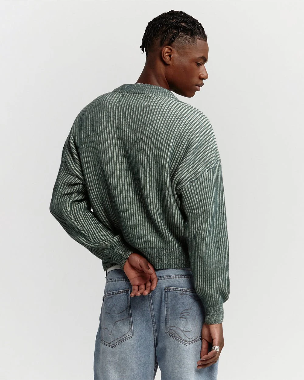 COLD UNIVERSITY KNIT WARM GREEN - Image 4