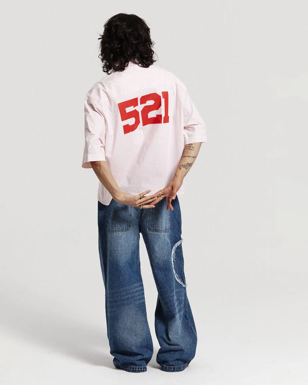 COUNTDOWN SHIRT PINK STRIPES - Image 8