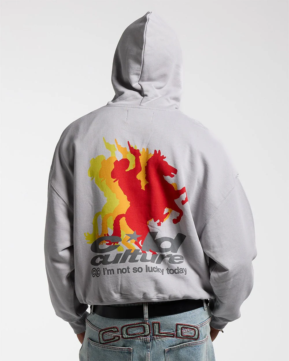 COWBOY HOODIE COOL GREY - Image 2