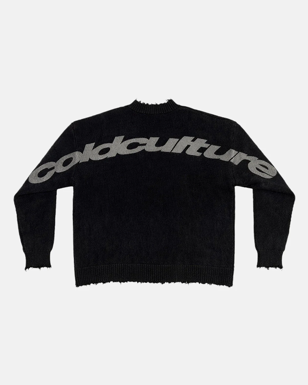 COZY CURVED KNITWEAR BLACK - Image 2