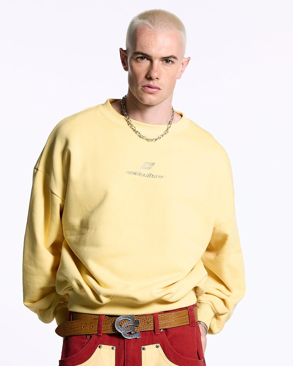 CURVED CREWNECK YELLOW - Image 3