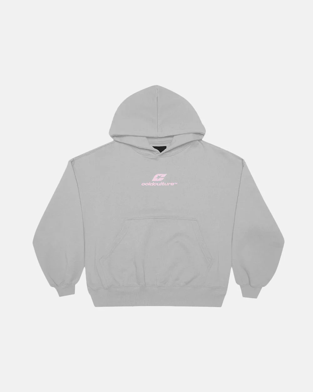 CURVED HOODIE GREY - Image 3
