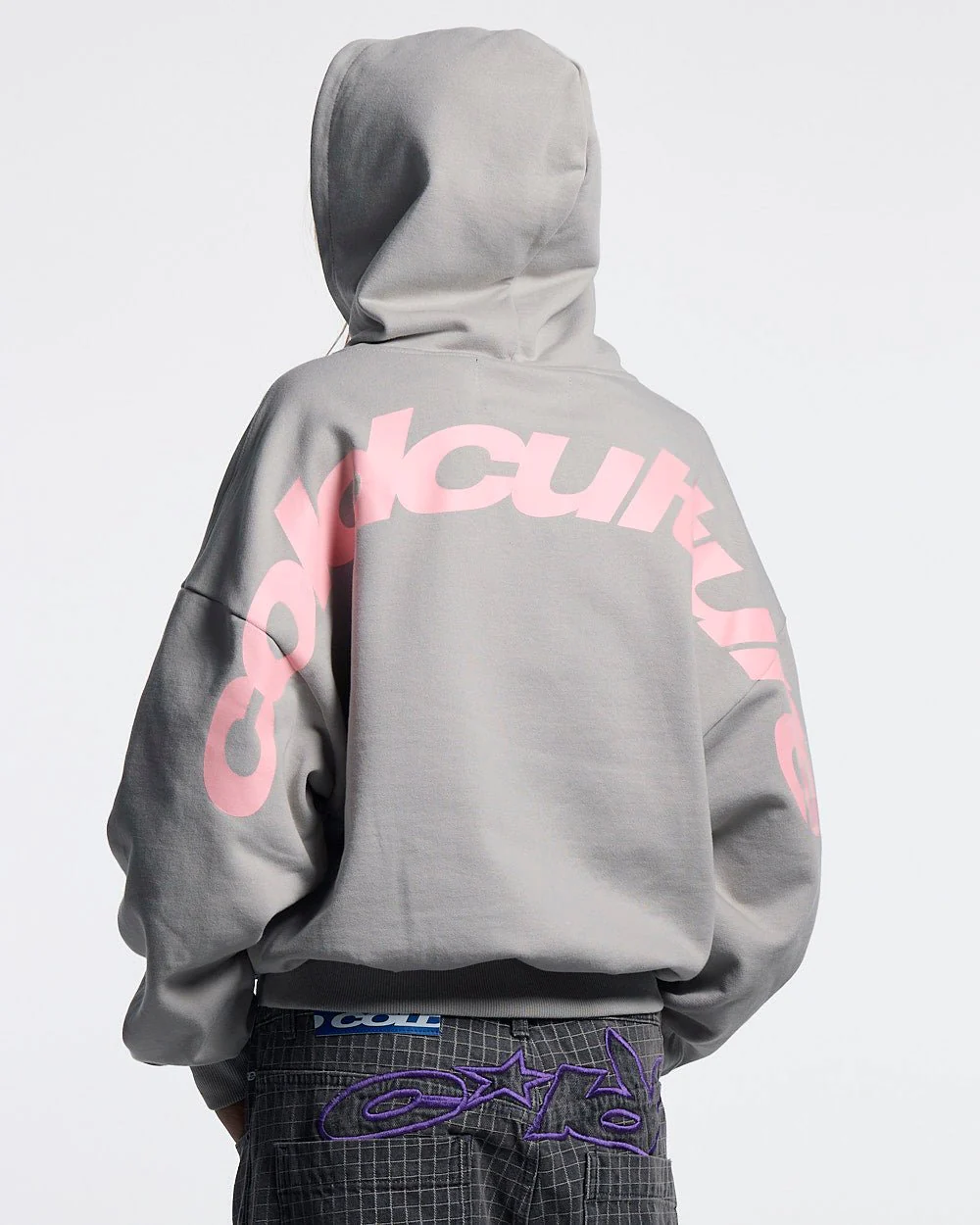 CURVED HOODIE GREY - Image 5