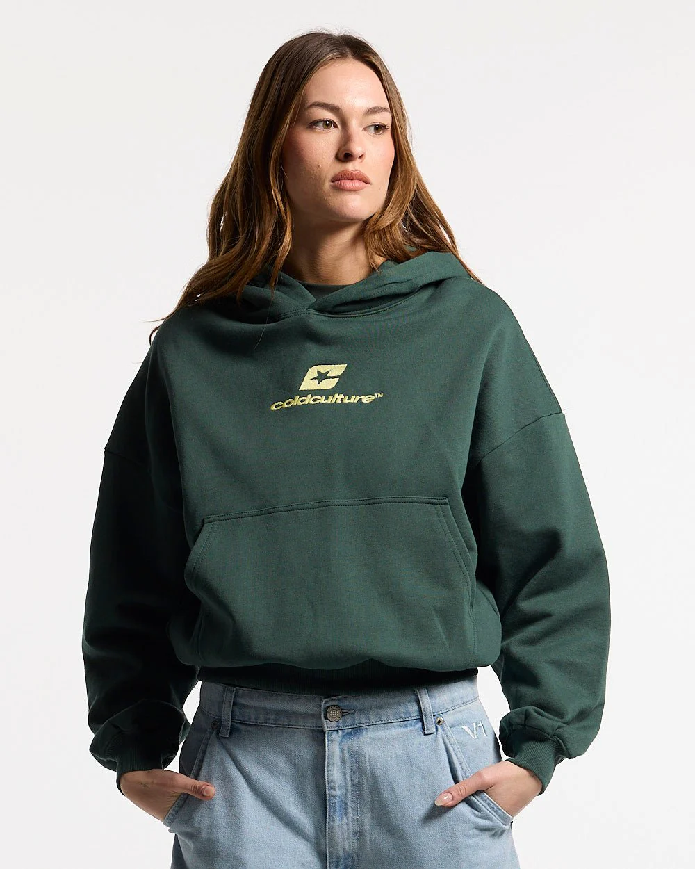 CURVED HOODIE JUNGLE GREEN - Image 6