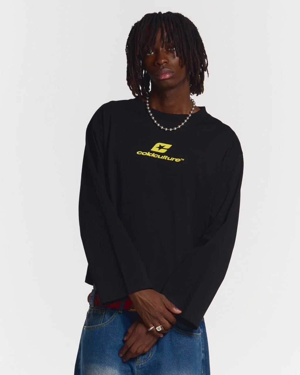 CURVED LONGSLEEVE BLACK - Image 4