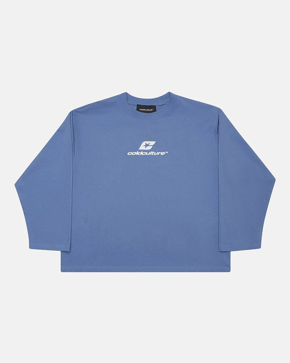 CURVED LONGSLEEVE BLUE - Image 2