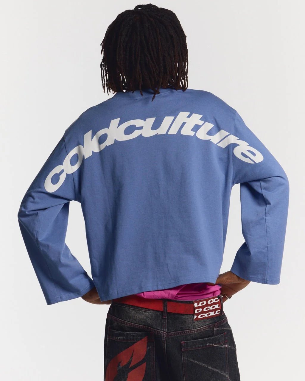 CURVED LONGSLEEVE BLUE - Image 3
