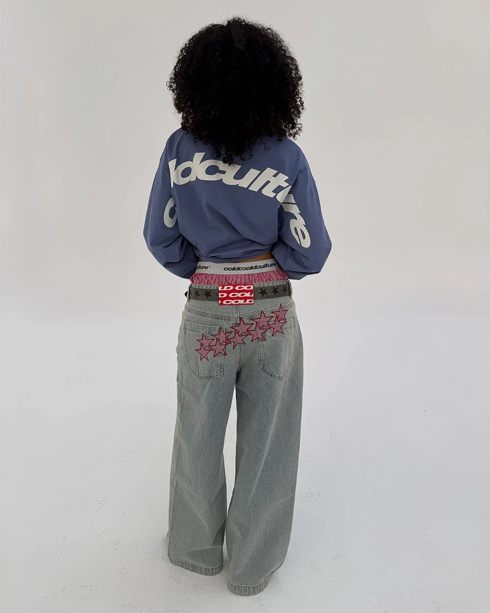 CURVED LONGSLEEVE BLUE - Image 8