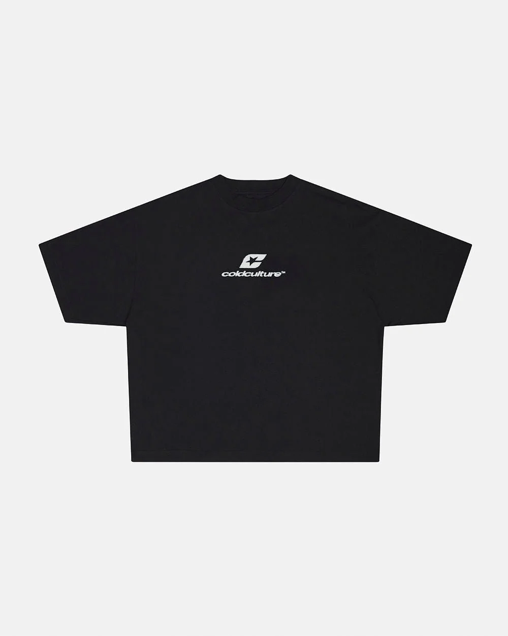 CURVED TEE BLACK & WHITE - Image 3