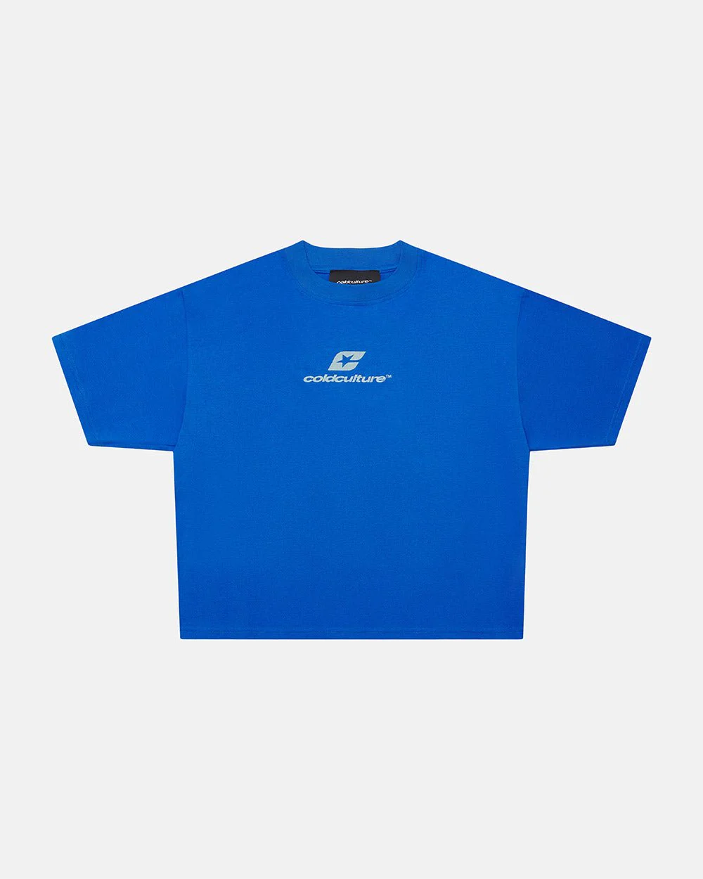 CURVED TEE BLUE - Image 2