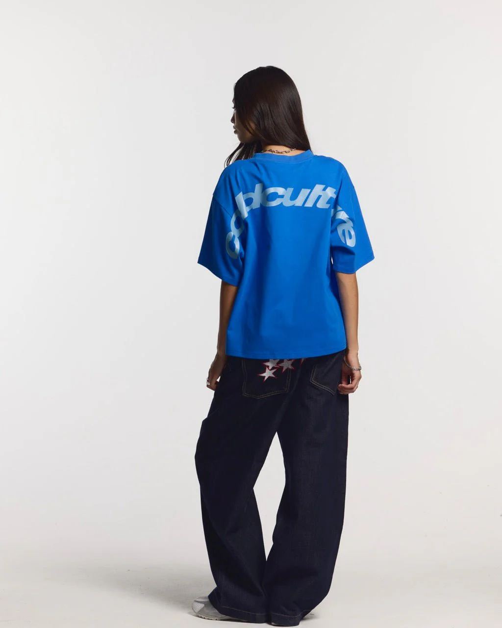 CURVED TEE BLUE - Image 5