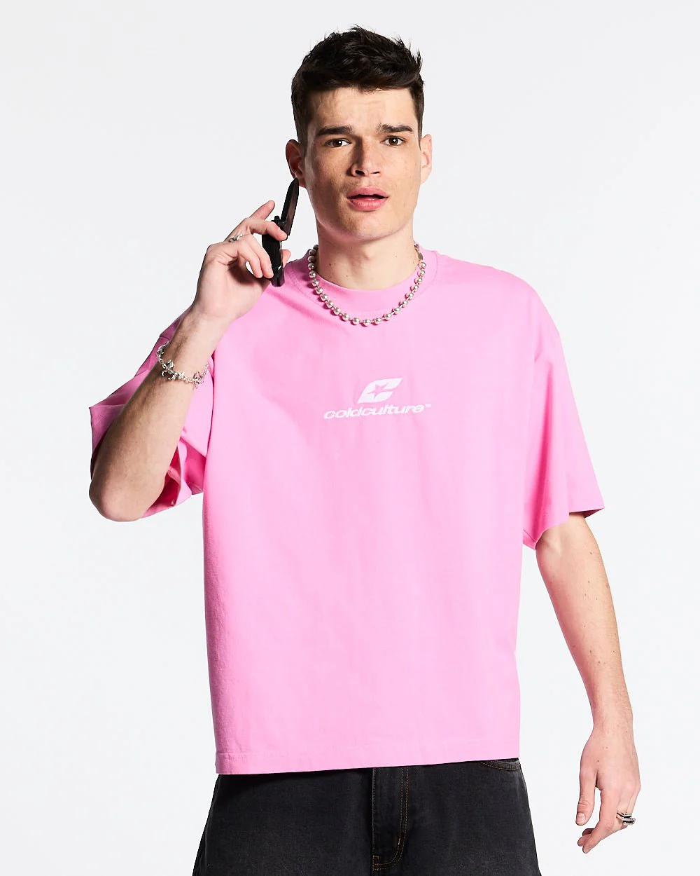 CURVED TEE FUCHSIA PINK - Image 4
