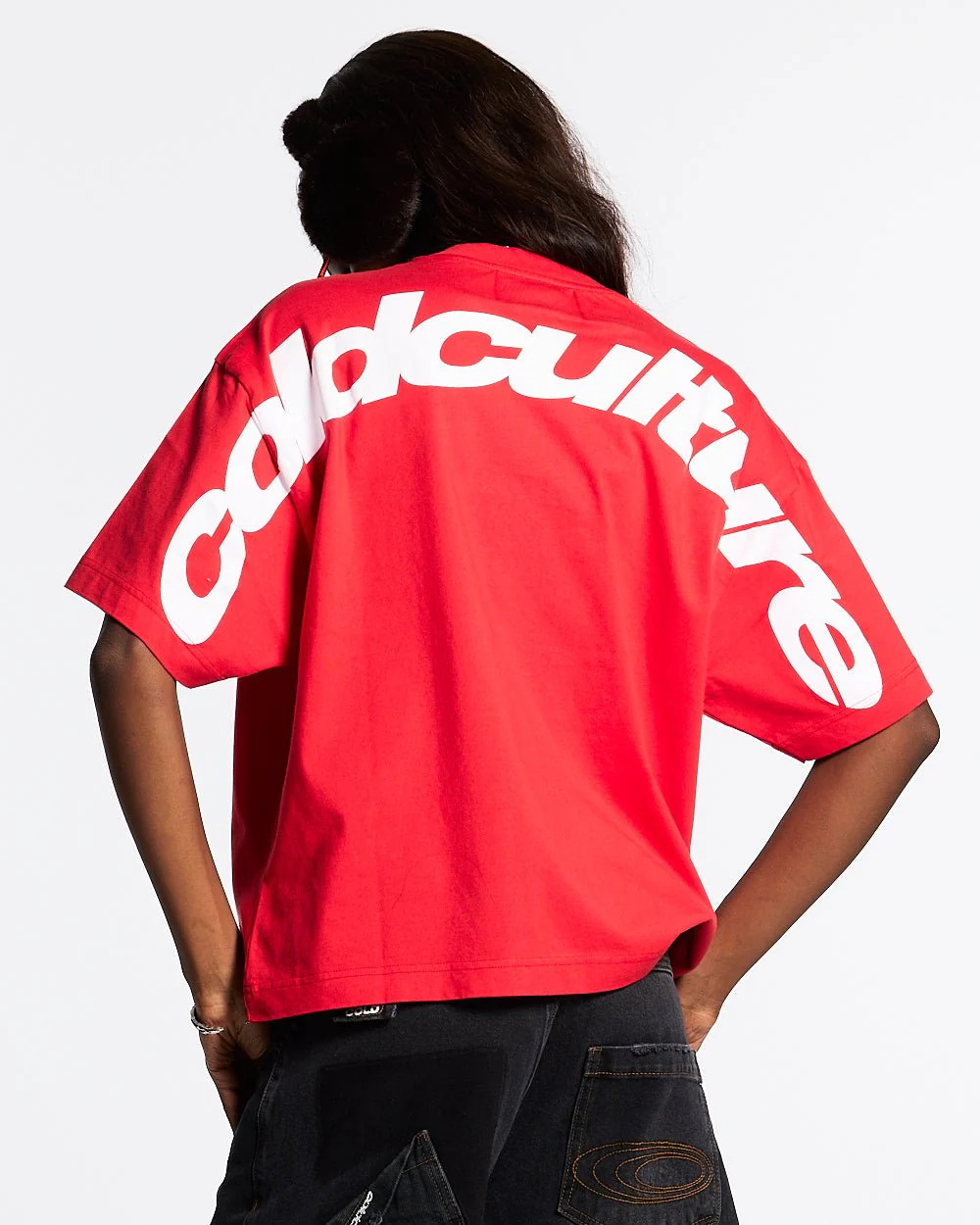 CURVED TEE RACING RED - Image 5