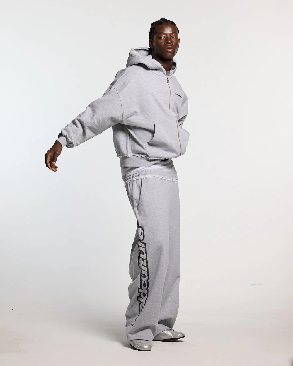 DAILY SET SWEATPANT GREY MELANGE - Image 5