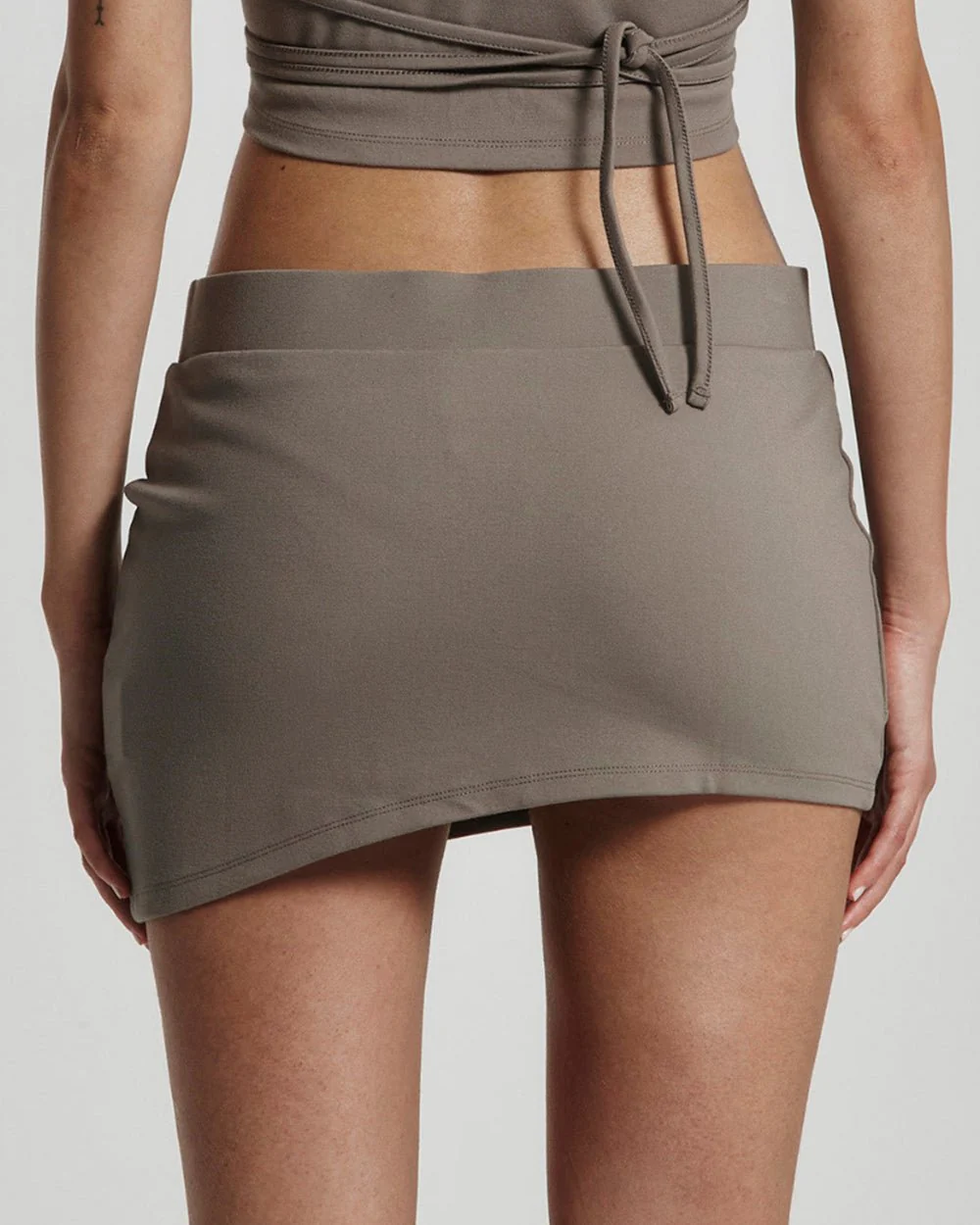 DECONSTRUCTED SKIRT QUARTZ GREY - Image 4
